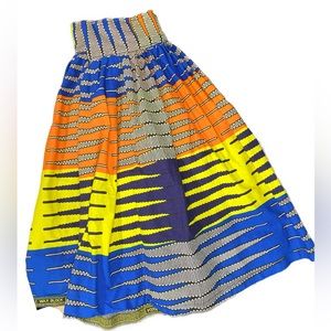 AfricanPrint Circle Skirt